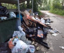 На Муранитной улице в Заречном ликвидировали скопление мусора