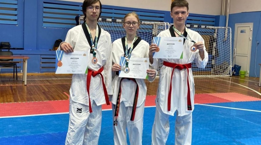 Зареченские ребята привезли медали с соревнований по тхэквандо