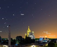 В выходные, если позволит погода, можно будет увидеть парад планет