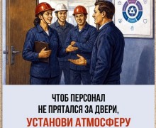 Главный инженер Белоярской АЭС оформил принципы безопасности в плакатах